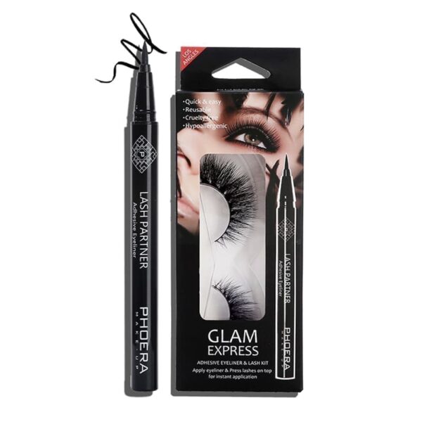 Kit de Cils en Vison Synthétique 9D et Eye-liner adhésif – Image 2