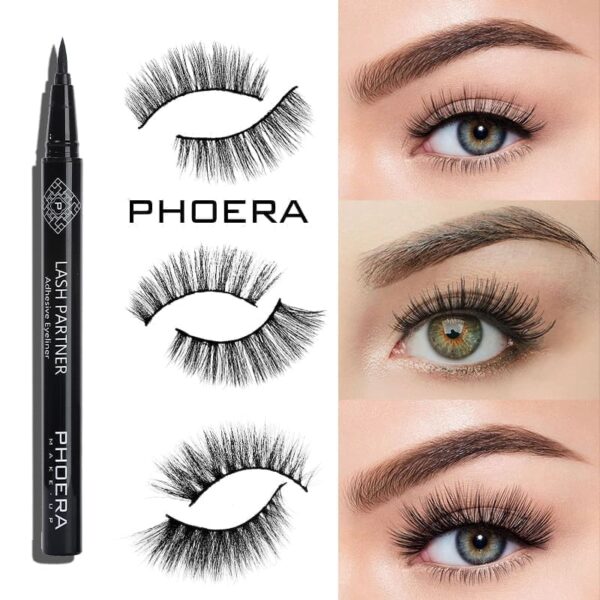 Kit de Cils en Vison Synthétique 9D et Eye-liner adhésif