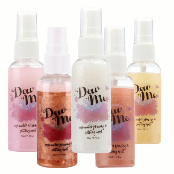 PHOERA Spray Fixateur de Maquillage à l'Eau de Rose 5 couleurs