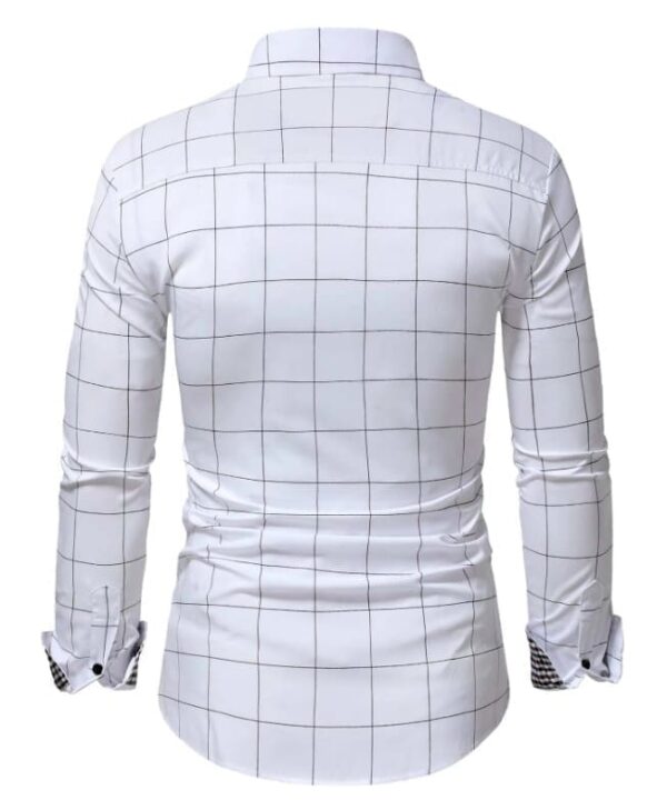 Chemise à Grille pour Hommes – Image 3