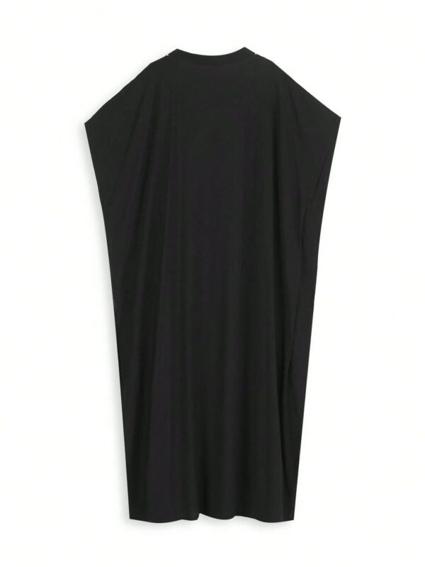 Robe Caftan brodée noire pour femmes, tenues de couverture – Image 13