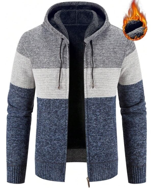 Cardigan thermique à capuche Cardigan thermique à capuche avec cordon de serrage et fermeture éclair pour homme 11 juillet 2024 Kotazando