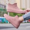 Ceinture Chaussures de pluie extérieures décontractées à la mode imperméables pour dames, bottes de pluie septembre 4, 2024 Kotazando