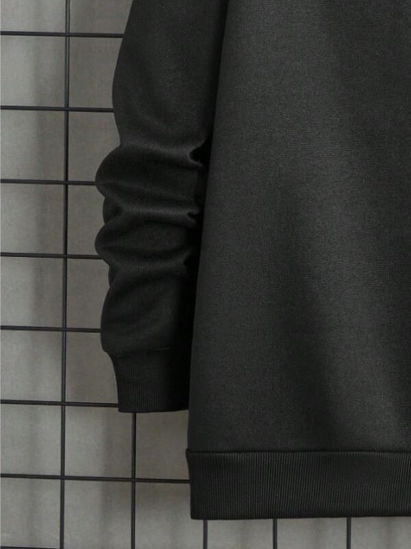 Ensemble sweat à capuche et pantalon à imprimé lettre pour hommes – Image 5