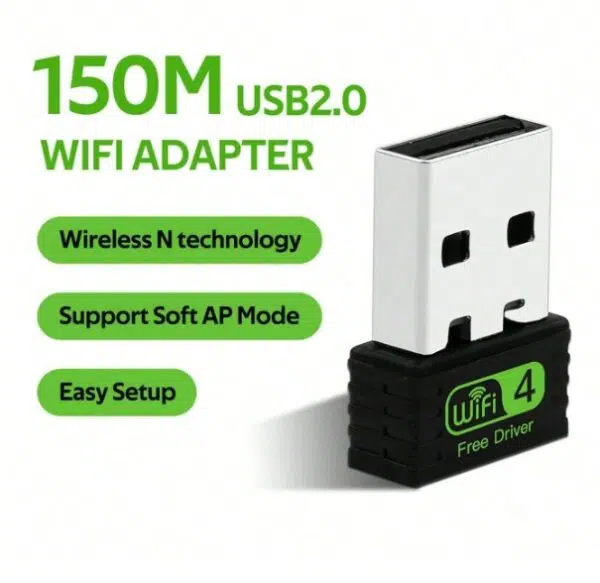 Adaptateur WiFi USB sans fil monobande 2.4GHz