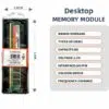 RAM DDR3 RAM DDR3 8GB 4GB mémoire d'ordinateur de bureau 1333MHz 1600MHz 26 décembre 2024 Kotazando