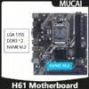 Carte Mère Carte Mère LGA 1155 MUCAI H61 Kit Compatible avec les processeurs Intel Core 2e et 3e Gen 26 décembre 2024 Kotazando