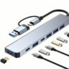 Mini caméra Adaptateur USB 3.0 haute vitesse à 7 ports avec ports de type C juillet 11, 2024 Kotazando