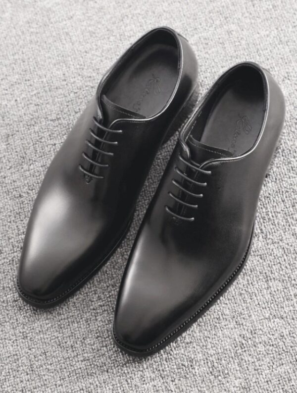 Chaussures en cuir respirantes faites à la main pour hommes – Image 3