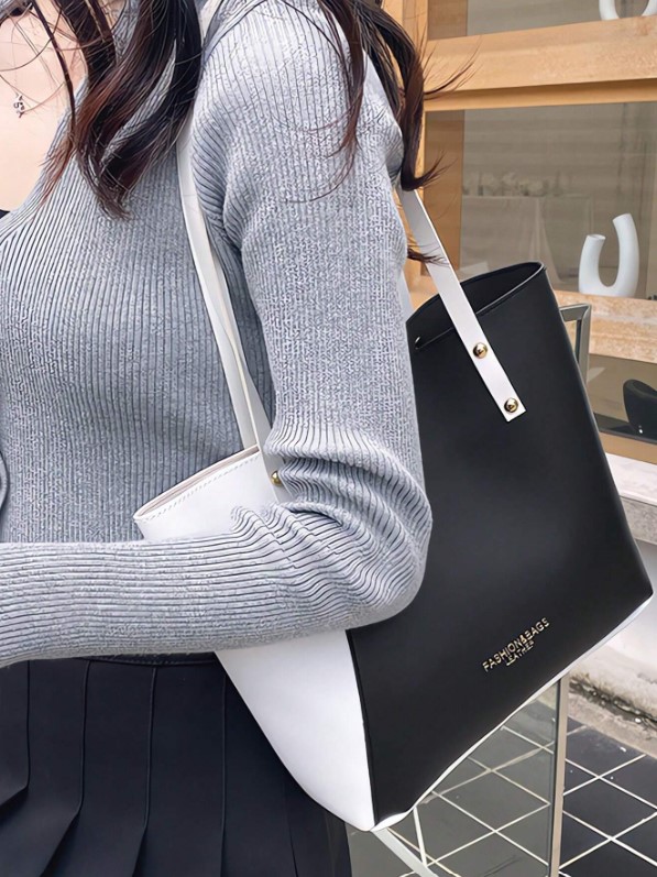 Nouveau sac à bandoulière de mode sac pour femme en Cuir PU 4 Nouveau sac à bandoulière de mode sac pour femme en Cuir PU – Image 3