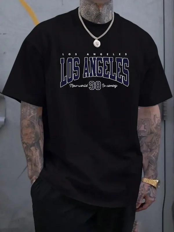 T-shirt imprimé Los Angeles pour homme