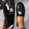 Mocassins décontractés Black Shine pour femmes Mocassins à franges quatre saisons décontractés noirs classiques juillet 20, 2024 Kotazando