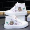 Chaussures de skate basses à motif de dessin animé pour filles Paire de chaussures décontractées en toile pour filles septembre 2, 2024 Kotazando