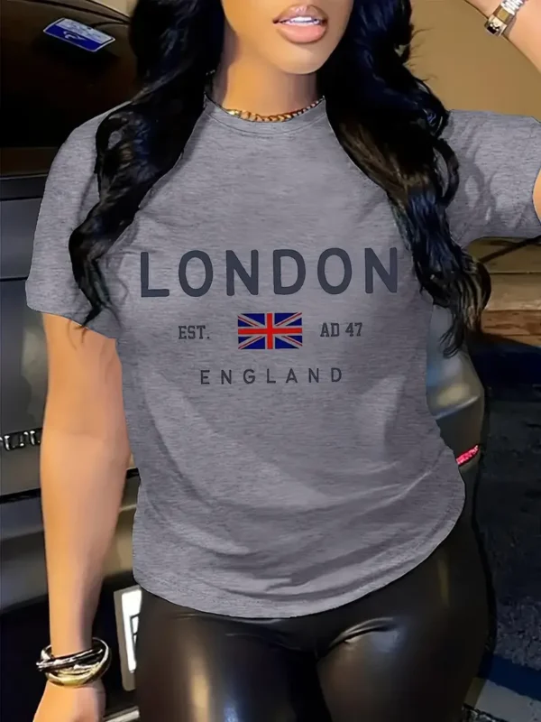 T-shirt imprimé lettre London grande taille T-shirt imprimé lettre London grande taille 27 juillet 2024 Kotazando