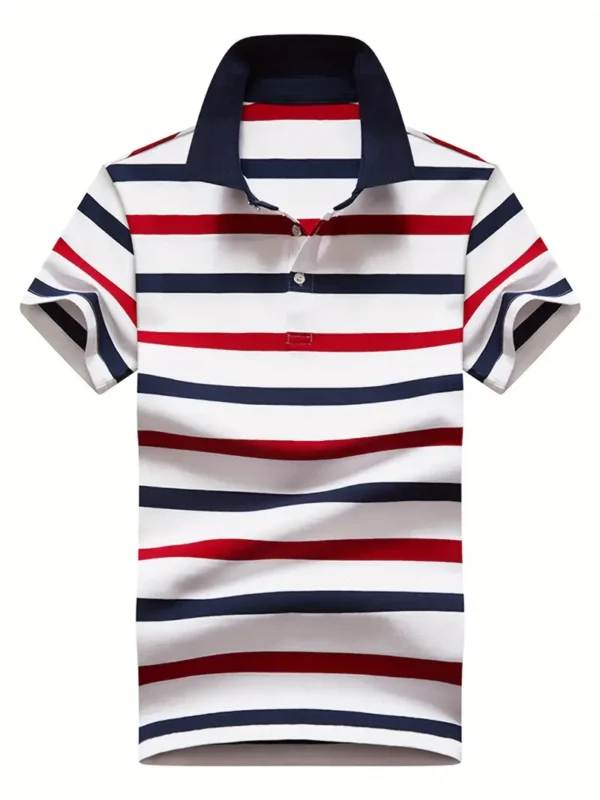 Chemise de golf rayée pour homme