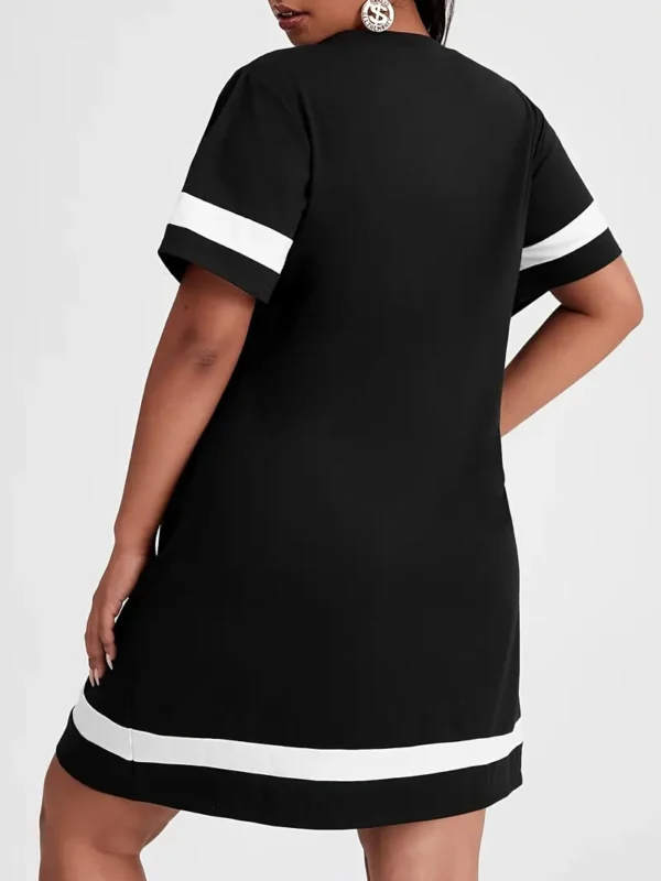 Robe t-shirt imprimée MOMENT grande taille - Image 3