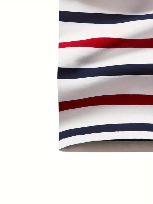 Chemise de golf rayée pour homme – Image 6