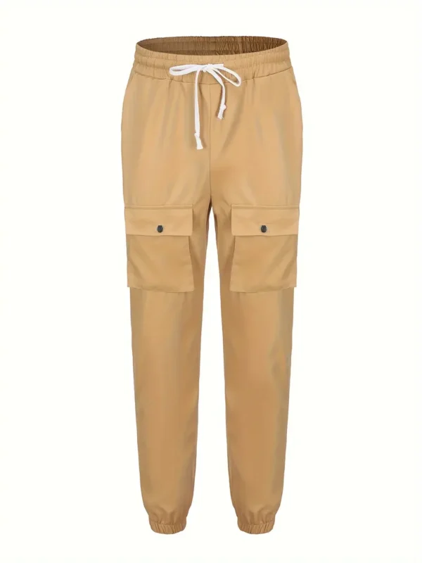 Ensemble décontracté deux pièces pour homme, style basique – Image 7