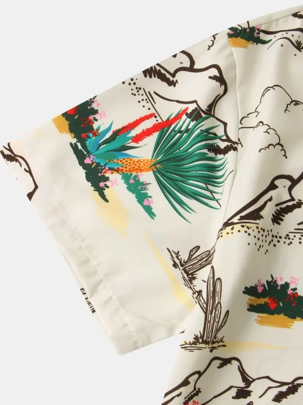Nouveauté 2024, chemise décontractée à manches courtes à imprimé graphique pour homme – Image 4