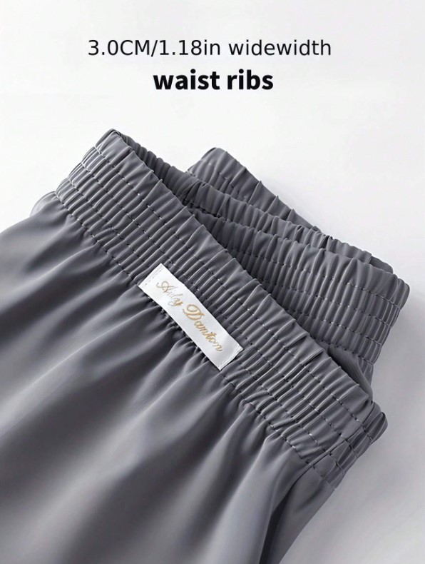 Boxer en soie glacée pour hommes, sous-vêtements amples et confortables 8 Boxer en soie glacée pour hommes, sous-vêtements amples et confortables – Image 7