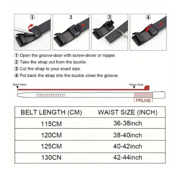 Ceinture en cuir à carreaux à boucle automatique Ceinture en cuir à carreaux à boucle automatique pour hommes juillet 18, 2024 Kotazando