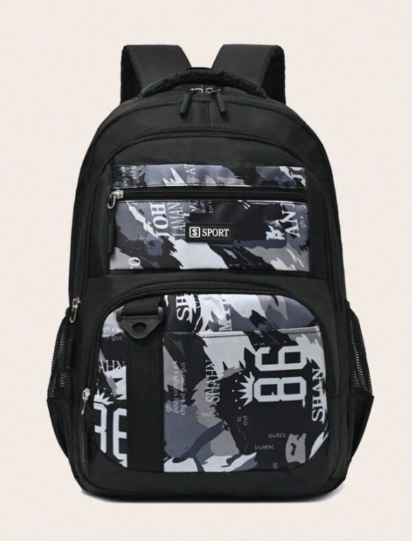 Sac à dos de base classique adapté aux sacs d'école – Image 4