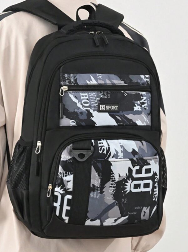 Sac à dos de base classique adapté aux sacs d'école – Image 6