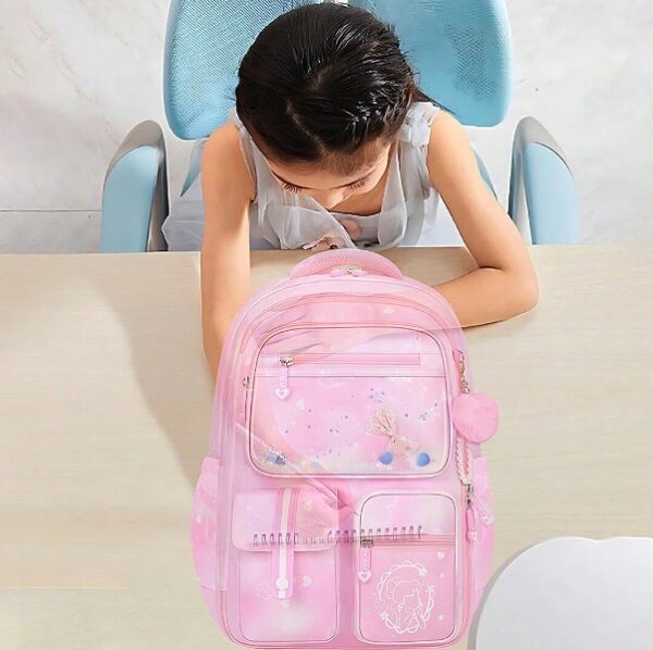 Sac à dos d'école de grande capacité pour filles - Image 5