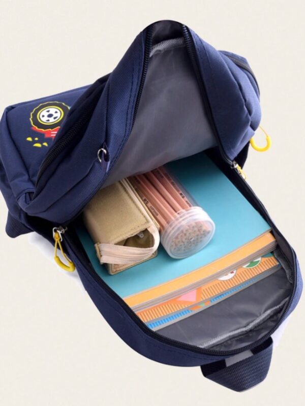 Nouveau sac à dos imprimé de dessin animé de mode avec mini sac – Image 9