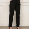 Pantalon de costume à jambe droite de couleur unie Pantalon à poches inclinées de couleur unie, vêtements pour femmes août 8, 2024 Kotazando