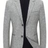 Blazer décontracté à manches longues et revers crantés pour homme Blazer à revers et bouton unique pour homme sans t-shirt août 18, 2024 Kotazando