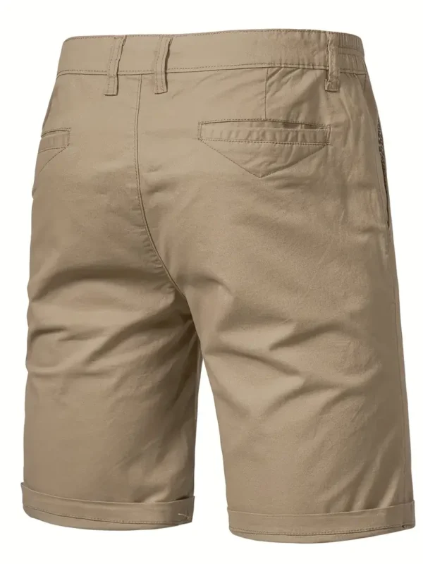 Short cargo d'extérieur de couleur unie pour homme, short classique décontracté tendance pour l'été