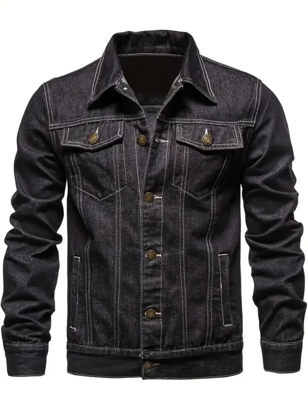 Jacket en jean décontractée pour homme Jacket en jean décontractée pour homme, veste boutonnée de style urbain 17 août 2024 Kotazando