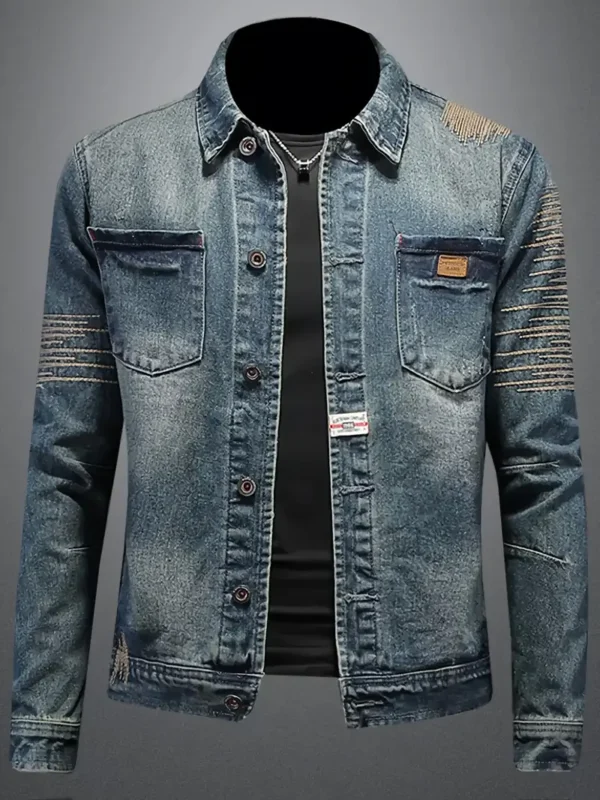 Veste en jean rayée unie pour homme avec poches poitrine Veste en jean rayée unie pour homme avec poches poitrine 17 août 2024 Kotazando