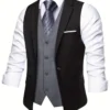 Gilet de costume croisé classique à rayures pour homme avec sangle arrière réglable Gilet double épaisseur de style vintage pour homme, coupe standard, boutonnage simple août 18, 2024 Kotazando