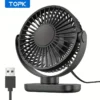 TOPK Mini ventilateur de bureau USB TOPK Mini ventilateur de bureau USB, rotation à 360 °, 3 vitesses avec flux d'air puissant août 24, 2024 Kotazando