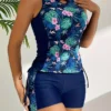 Ensemble tankini 2 pièces imprimé tropical Ensemble tankini 2 pièces imprimé tropical, maillot de bain boxer avec cordon de serrage sur le côté, maillots de bain et vêtements pour femmes août 27, 2024 Kotazando