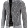 Cardigan élégant à boutons rétro légèrement extensible Cardigan décontracté à col montant pour homme en tricot à carreaux losanges et fermeture éclair août 27, 2024 Kotazando