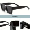 Lunettes à monture polygonale tendance avec détails en pierres précieuses Lunettes de soleil carrées pour homme, classiques, rétro, polarisées, pour la conduite, la pêche, les voyages, la plage, pour homme et femme août 30, 2024 Kotazando