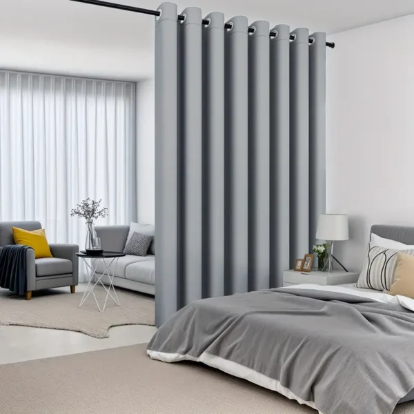 Rideaux occultants, rideaux de fenêtre de couleur unie, traitements de fenêtre pour chambre à coucher – Image 11