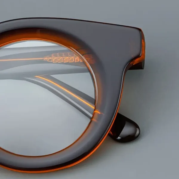 Montures de lunettes unisexes de style Preppy, Design œil de chat rétro, métal non précieux non plaqué, matériau de monture en plaque légère, pas de prescription de verres, instructions d'entretien simples – Image 16