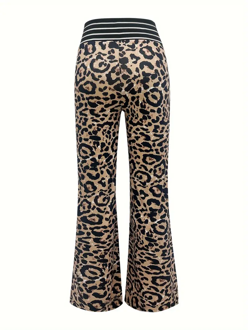 Pantalon large taille haute, pantalon ample décontracté pour le printemps et l'été, vêtements pour femmes 4 Pantalon large taille haute, pantalon ample décontracté pour le printemps et l'été, vêtements pour femmes – Image 3
