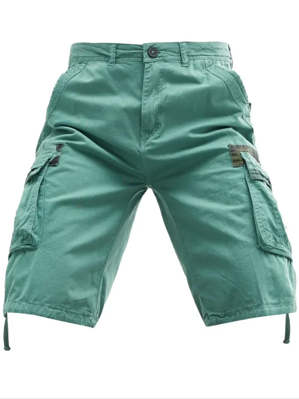 Short cargo ample en coton pour homme Short cargo ample en coton pour homme, coupe décontractée, avec poches latérales, pour les loisirs en plein air et le travail en été 15 août 2024 Kotazando