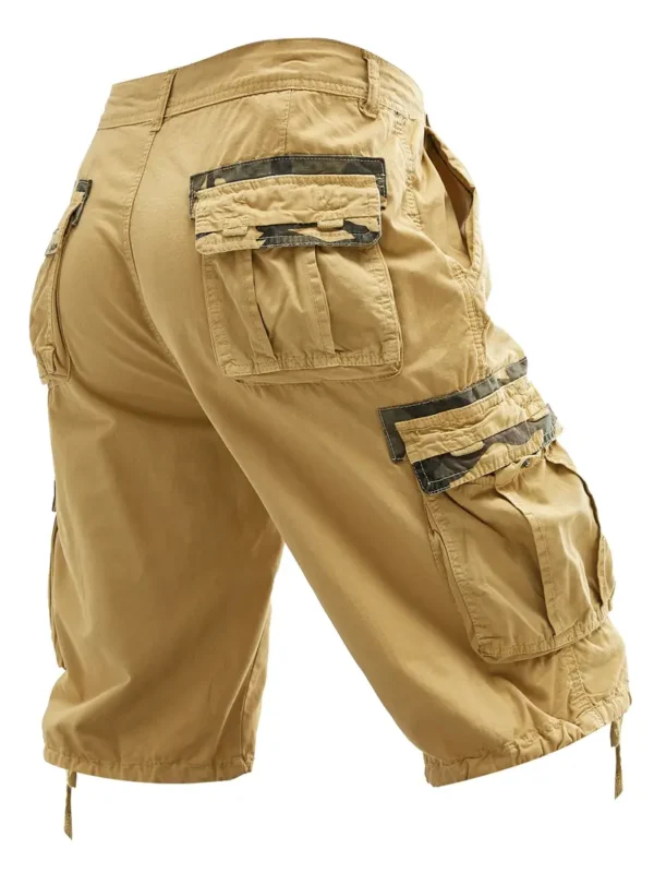 Short cargo ample en coton pour homme Short cargo ample en coton pour homme, coupe décontractée, avec poches latérales, pour les loisirs en plein air et le travail en été 15 août 2024 Kotazando