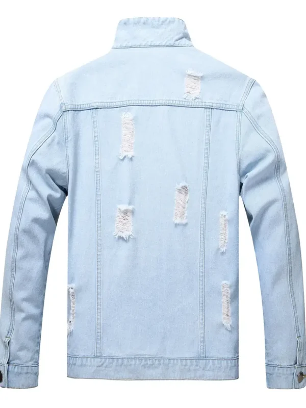 Jacket en jean délavé délavé pour homme Jacket en jean délavé délavé pour homme, vêtement d'extérieur décontracté 17 août 2024 Kotazando