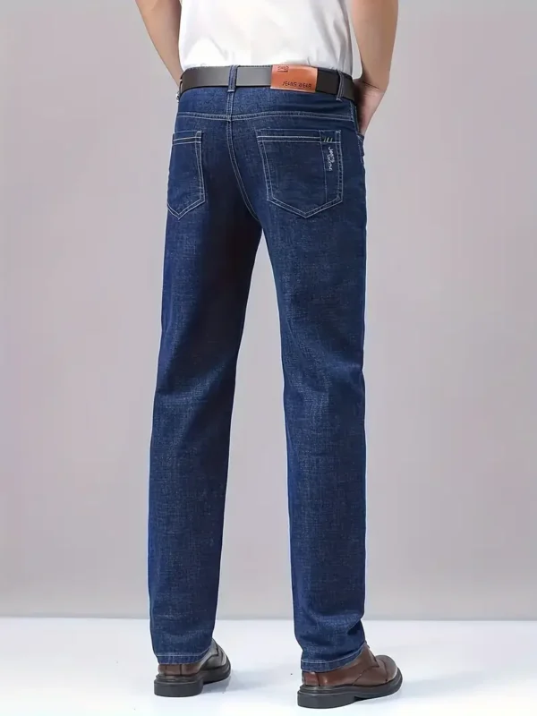 Pantalon en jean uni pour homme avec poches Pantalon en jean uni pour homme avec poches, jean décontracté en mélange de coton pour activités de plein air estivales 17 août 2024 Kotazando