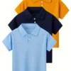 Chemise de golf à imprimé dinosaure pour garçon Lot de 3 chemises à revers pour garçons septembre 2, 2024 Kotazando