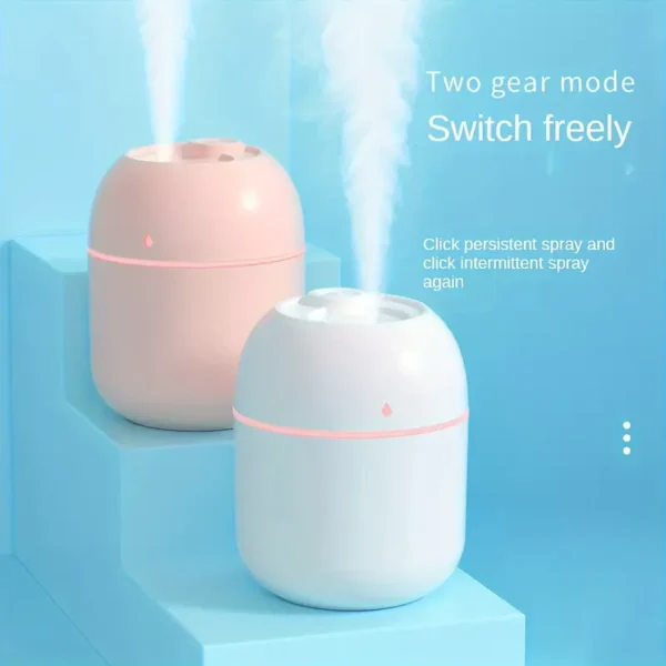 Mini humidificateur à brume froide de 220 ml Mini humidificateur à brume froide de 220 ml, 2 modes de brume, lampe à air, purificateur d'air pour voiture, bureau, chambre et voyage 24 août 2024 Kotazando