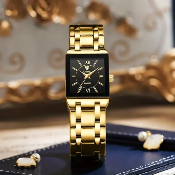 Montre à quartz décontractée à pointeur carré pour femme Montre à quartz décontractée à pointeur carré pour femme, montre-bracelet analogique étanche pour la vie quotidienne, les voyages d'affaires août 31, 2024 Kotazando