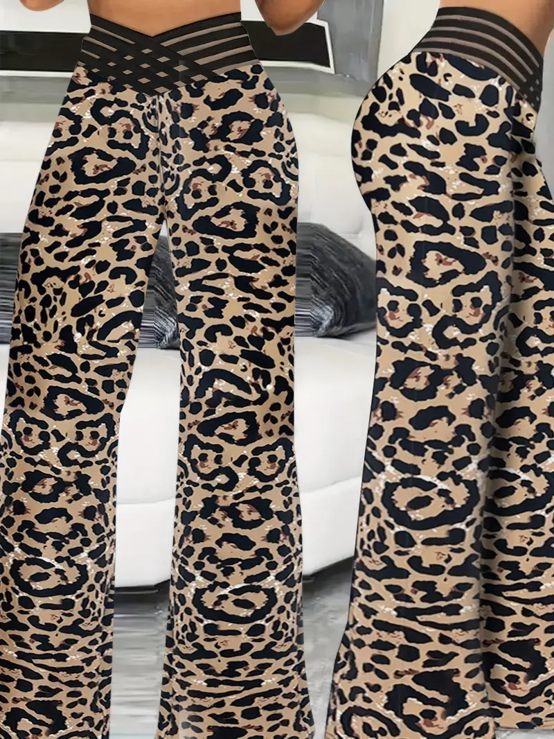 Pantalon large taille haute, pantalon ample décontracté pour le printemps et l'été, vêtements pour femmes 5 Pantalon large taille haute, pantalon ample décontracté pour le printemps et l'été, vêtements pour femmes – Image 4